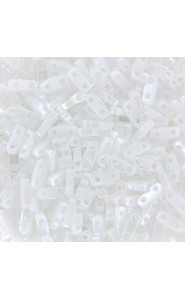Miyuki quarter tila 5x1.2mm beads - White pearl ceylon QTL-420